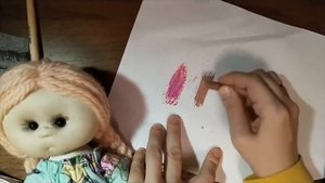 Как сшить куклу из ткани. Кукла Глаша. Часть 10