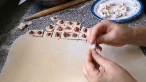 Дюшпяра, равиоли с говядиной, готовлю впрок.