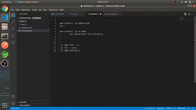 Introduction & TypeScript Setup with Node Js | #1 | Node JS with TypeScript in Hindi
