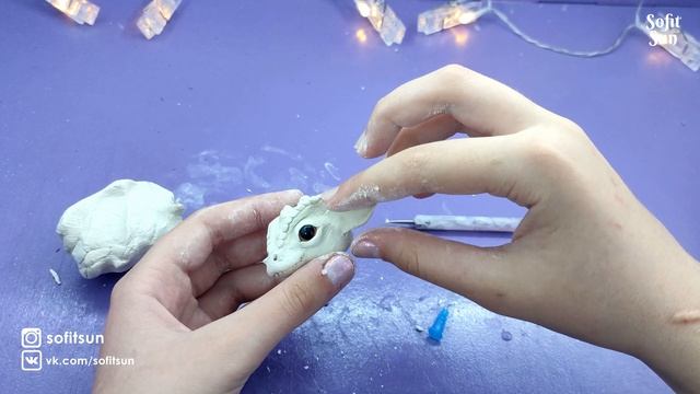 КАК СДЕЛАТЬ ДРАКОНА из глины (пластилина). /Sofit Sun/ DIY смотреть онлайн