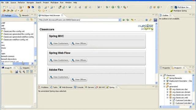 Spring Tutorial - Diving Into Spring Web Flow Scaffolding
