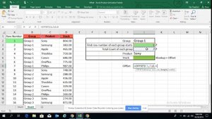 How to use VLookup with Offset Function
