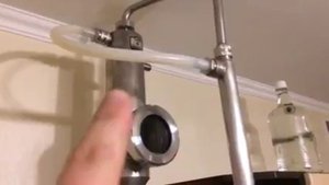 Перегонка браги на НБК. 44 провальных тарелки. Внутренний диаметр колонны 32мм