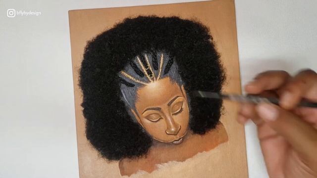 DIY 3D HAIR ART | How To Create 3D Hair Portraits | BflyByDesign смотреть онлайн