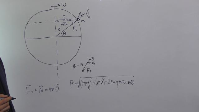 Механика Лекция 6 часть 6 Вес Пример задачи о зависимости веса тела от положения на планете смотреть онлайн