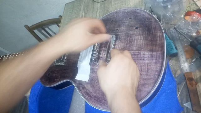 Гитара Les Paul изготовление часть 49 смотреть онлайн