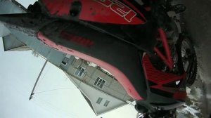 ДПС остановил на питбайке