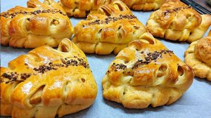 Самые вкусные булочки с яблочной начинкой. Воздушные и мягкие! Делюсь любимым рецептом