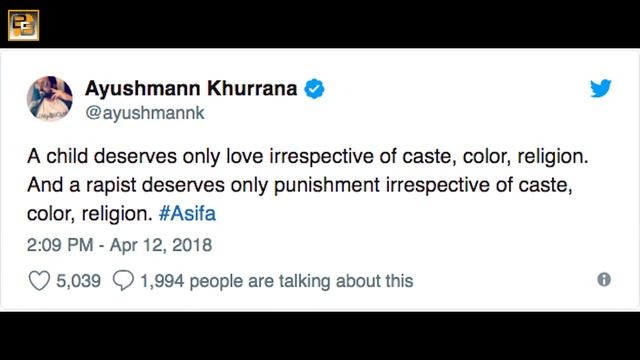 Bollywood Celebs REACT In Kashmir's Asifa Case | Demands Justice For Asifa смотреть онлайн