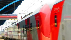 Скоростной поезд №729 "Ласточка" Нижний Новгород-Москва. Отправление со ст. Владимир