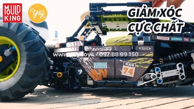 GREEN GHOST HOUND BUGGY | Mould King смотреть онлайн