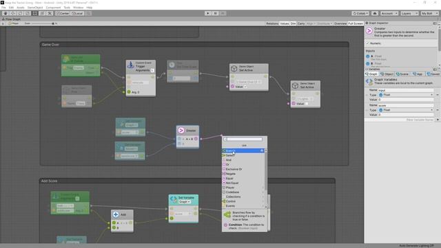 Unity-Bolt Part 9:  Best Score System - Getting Started with Bolt (Visual Scripting) Tutorial