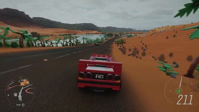 Ferrari in Legoland! Lego speed champions F40 forza horizon 4.