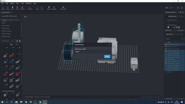 Основы работы с Bricklink Studio 2.0. Создание 3D моделей из LEGO. смотреть онлайн