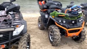 Покатушки: БАТЛ БРП 1000 ХМР И РМ 800 RM-800 DUO ГЛИССЕР ПО ВОДЕ И КВАДРОКОРПОРАТИВ В УРЮПИНСКЕ