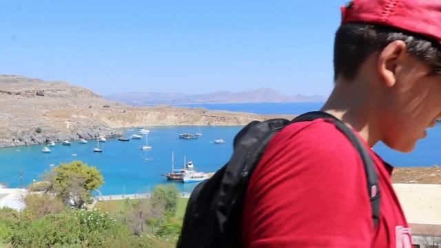 Греция. Родос ?? Часть 3. Древний город-государство Линдос, Акрополь и бухта Святого Павла #Rhodos