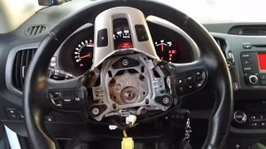 KIA SPORTAGE 3.Настройка положения руля