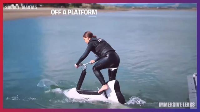 Hydrofoiler XE-1 | The Water Bike | CES 2020 смотреть онлайн