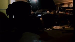 Установка переднего сплиттера Toyota Camry