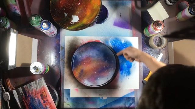 Невероятно! Он нарисовал такую картину баллончиком за 10 минут Spray art