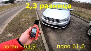 Логан против ПОЛО | У кого ЛУЧШЕ шумоизоляция?? Замеры