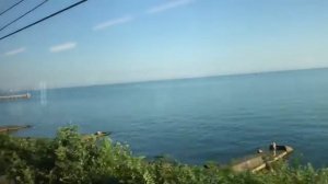 На поезде вдоль побережья Сочи - Адлер
