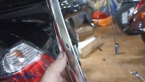 Honda GL1800 молдинги на кофры, замена тросса газа