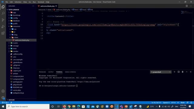 2  Laravel 8 et Vuejs 3   Installation