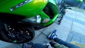 Z1000SX ЗАМЕНА МАСЛА И ТОРМОЗНЫХ КОЛОДОК