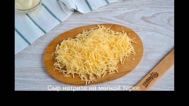 Салат с копченым мясом и огурцом
