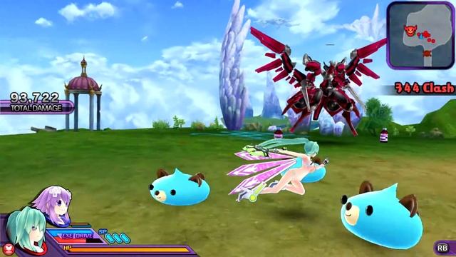 Обзор Hyperdimension Neptunia U: Action Unleashed - няшная квадратность