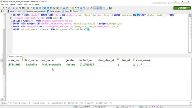 Database Question Series | Question 24 | Java Institute For Advanced Technology смотреть онлайн