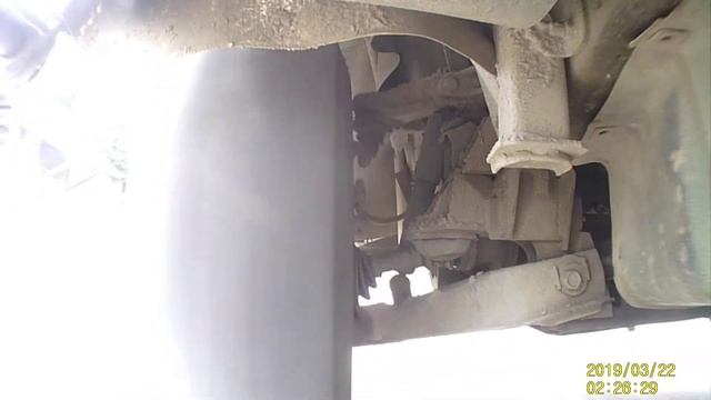 Работа передней подвески Nissan Atlas P8F23 (4WD)