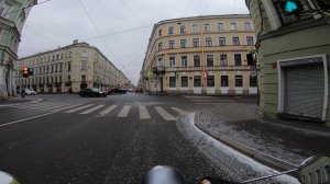 В снег зимой на мопеде. Курьер на скутере | Яндекс Доставка Еды | СПБ