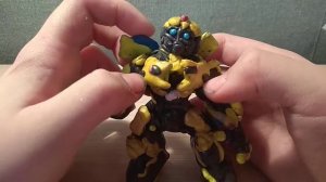 Бамблби из пластилина