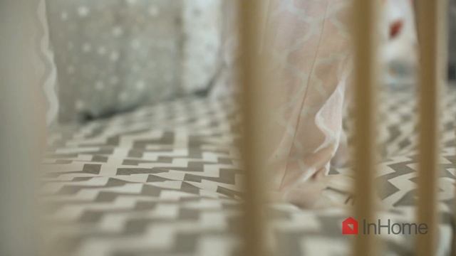 Классическая детская кроватка InHome из дерева 2 в 1 (кроватка-качалка) смотреть онлайн