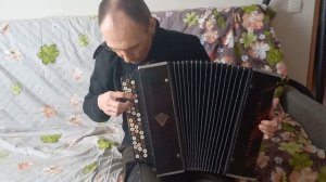 Старинный баян Красный Партизан летчика ВВС РККА