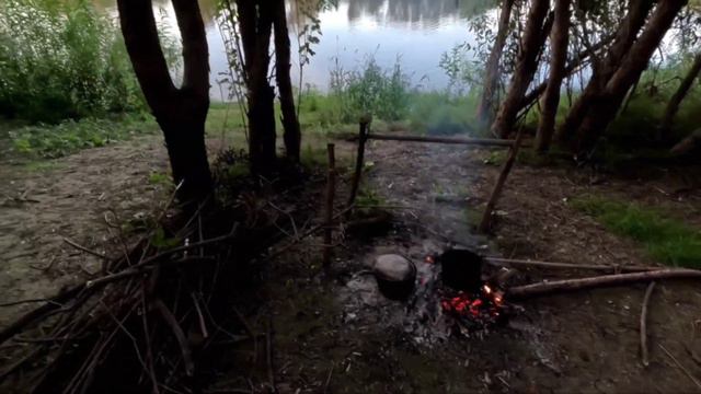 #13 На НИВЕ На рыбалку / ночуем в палатке на берегу реки