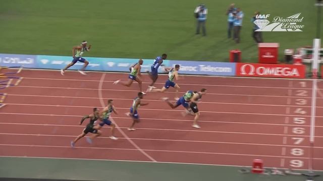 Sergey Shubenkov supermans to the finish line after a crash in Rabat - IAAF Diamond League 2019 смотреть онлайн