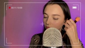 АСМР ♡ ASMR пощекочу кисточками