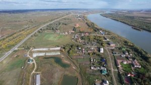 ?Нудный и длинный полёт на 25 км. от садов Комиссарова до Ачаира. Омская область↗️