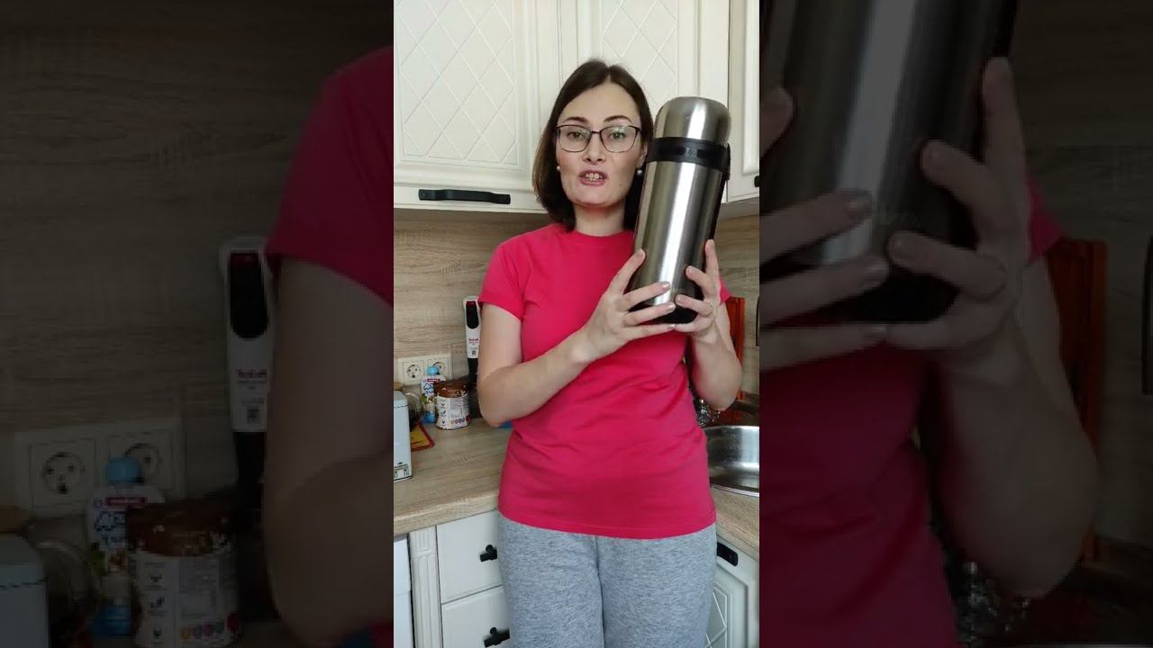 Подписчица научила чистить термос до блеска.