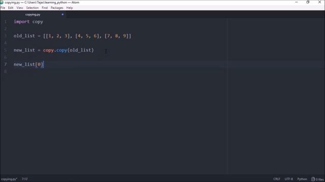 Shallow and Deep Copy Python Programming Tutorial