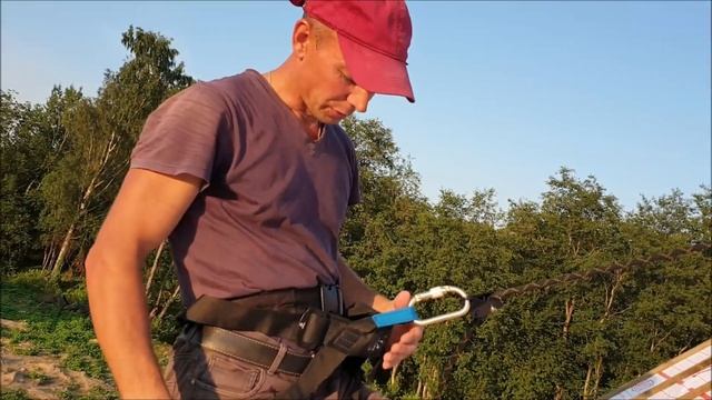 Снаряжение для работы на крыше.
