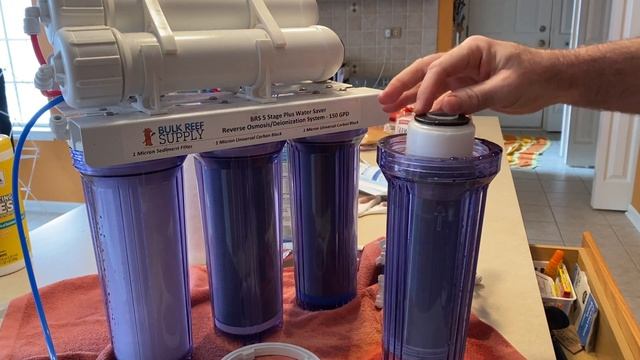 How to make saltwater at home for saltwater aquarium with RODI unit смотреть онлайн