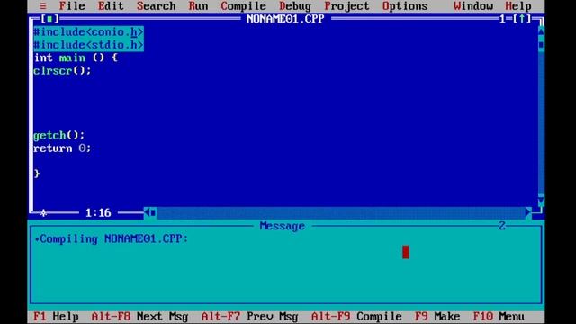 Programming Concept Turbo C | Understanding Error Class 03