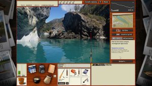 Святая Атомная Батарейка. "Мутант" Озерная Форель. Патагонское Озеро. Русская Рыбалка 3.
