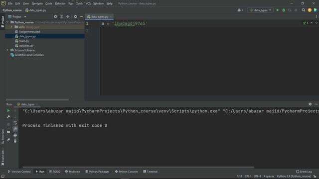 Python data-types | Python course for beginners in urdu | #8