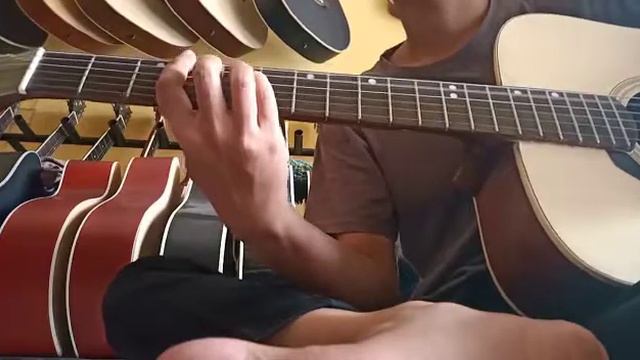 NYOBAIN GITAR CUSTOME CORT AKUSTIK ELEKTRIK, TERNYATA BISA GINI SUARANYA..... смотреть онлайн