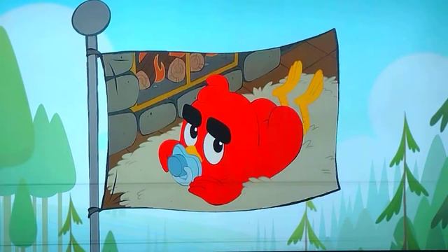 Angry Birds Summer Madness Season 2 clip Baby Photo album / Baby Red Bird with his Butt смотреть онлайн
